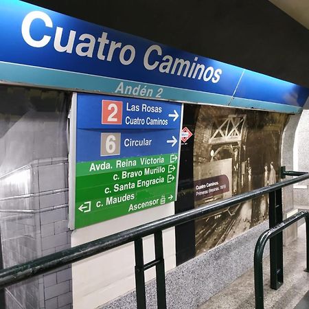 Luminoso Cerca Bernabeu- Apartamento Bravo Murillo Madrid Eksteriør bilde